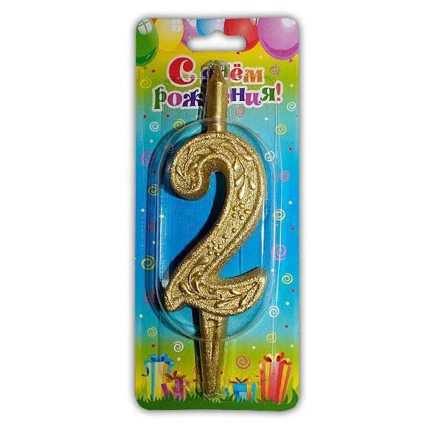 Свеча "2 блеск"