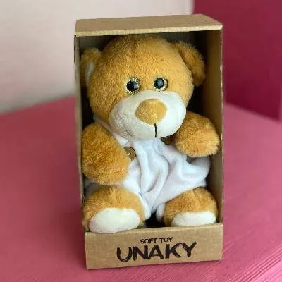 Мягкая игрушка в коробке "Сильвестр золотой" 20/25 см