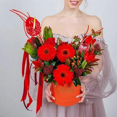 Шляпная коробка "Момент"