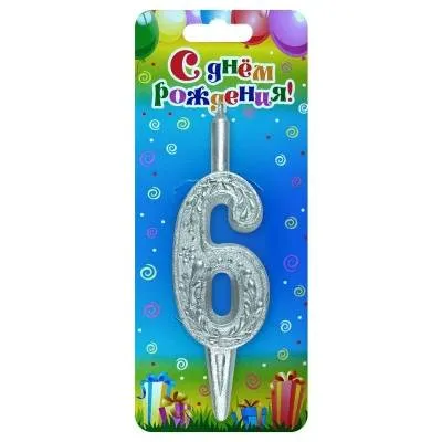 Свеча "6 иней"