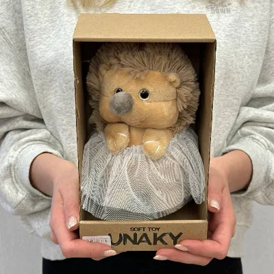 Мягкая игрушка "Ежик Златон в балетной пачке 17см"