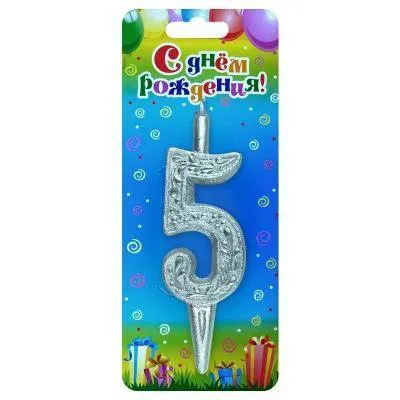 Свеча "5 иней"