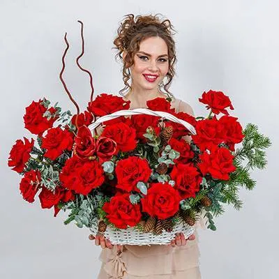 Корзинка "Рождественская сказка"