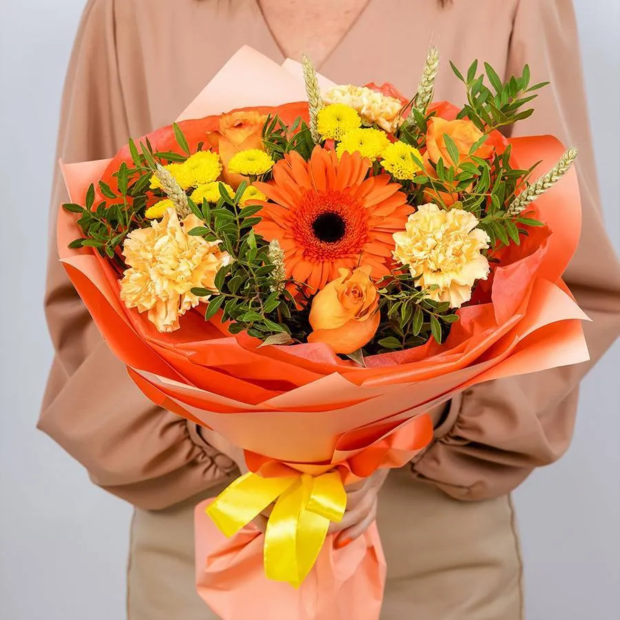 Букет "Жаркая пора"